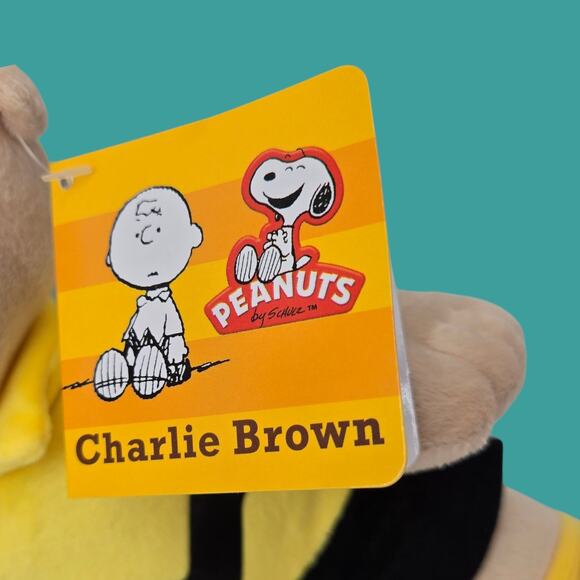 NEW Peanuts Rare 13" Sally Plush Doll Cedar Fair & 14" Charlie Brown Kohls Cares - Picture 11 of 14